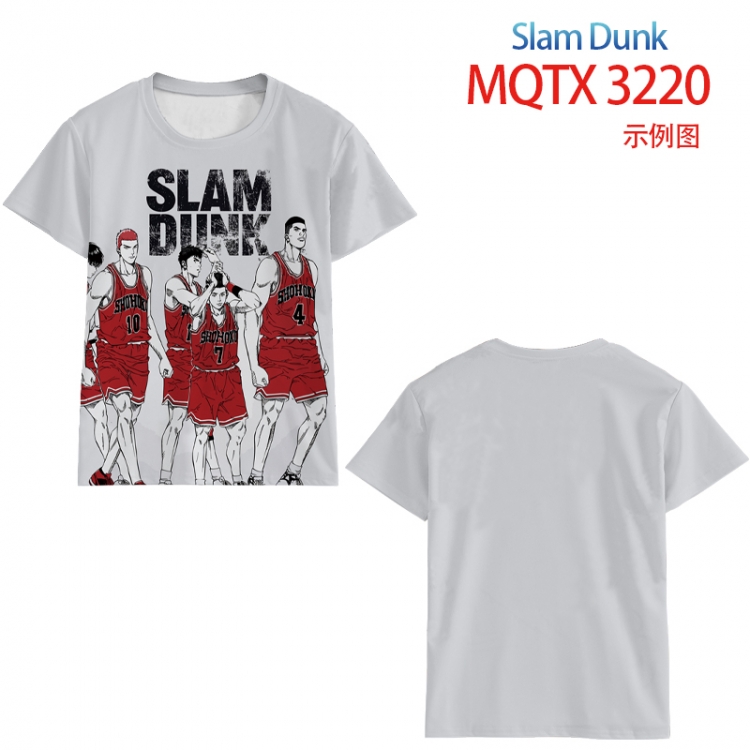 Slam Dunk full color printed short-sleeved T-shirt from 2XS to 5XL MQTX 3220