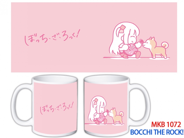 Bocchi the Rock Anime color printing ceramic mug cup price for 5 pcs  MKB-1072