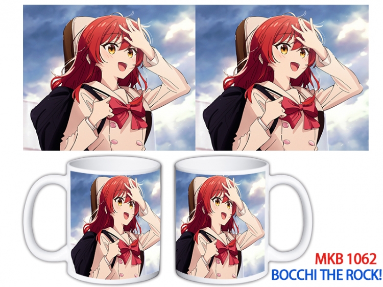 Bocchi the Rock Anime color printing ceramic mug cup price for 5 pcs MKB-1062