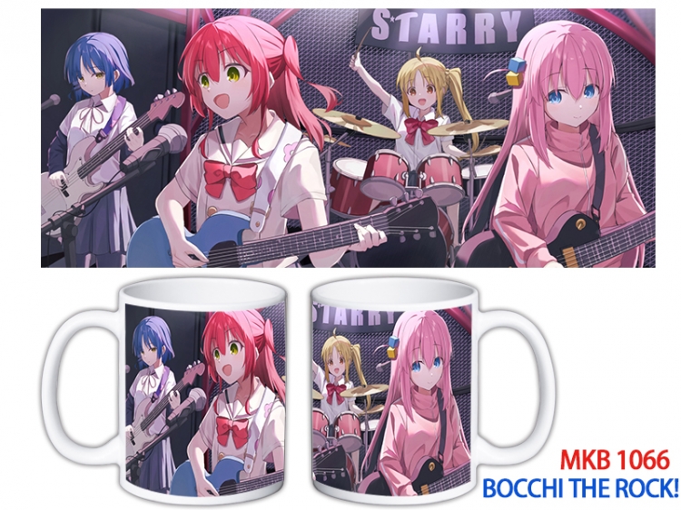 Bocchi the Rock Anime color printing ceramic mug cup price for 5 pcs MKB-1066