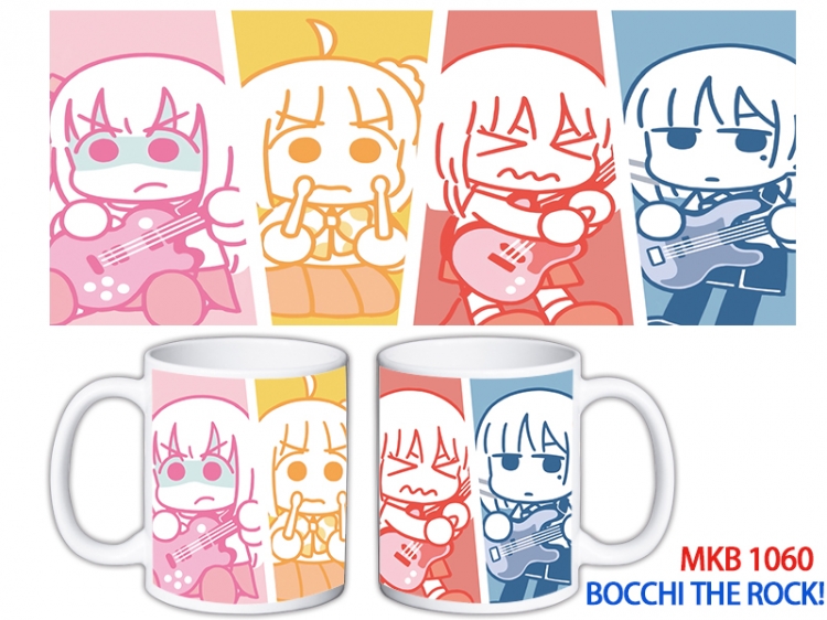 Bocchi the Rock Anime color printing ceramic mug cup price for 5 pcs  MKB-1060