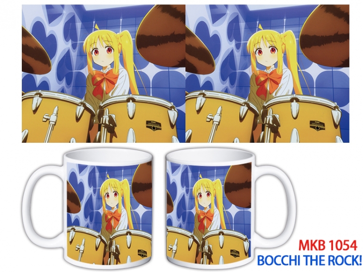 Bocchi the Rock Anime color printing ceramic mug cup price for 5 pcs MKB-1054