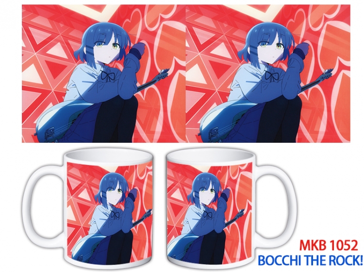 Bocchi the Rock Anime color printing ceramic mug cup price for 5 pcs MKB-1052