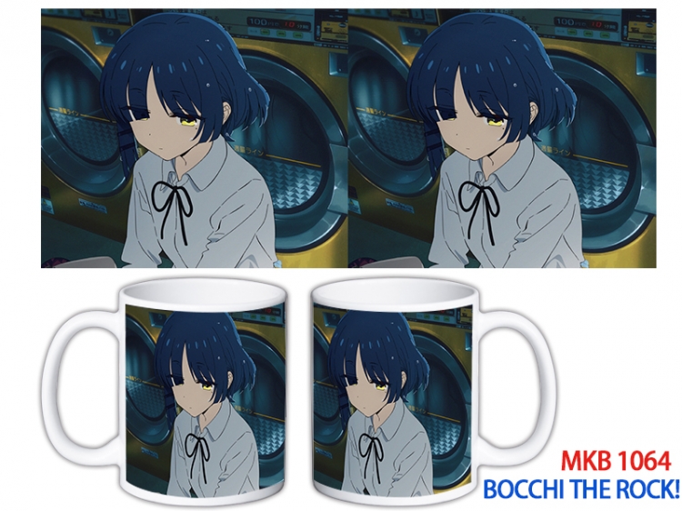 Bocchi the Rock Anime color printing ceramic mug cup price for 5 pcs MKB-1064