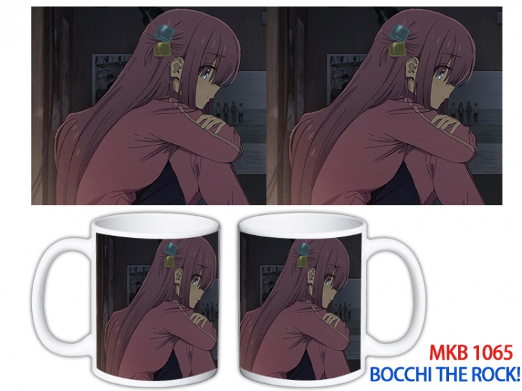 Bocchi the Rock Anime color printing ceramic mug cup price for 5 pcs MKB-1065