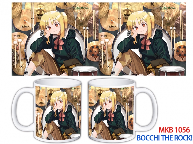 Bocchi the Rock Anime color printing ceramic mug cup price for 5 pcs MKB-1056