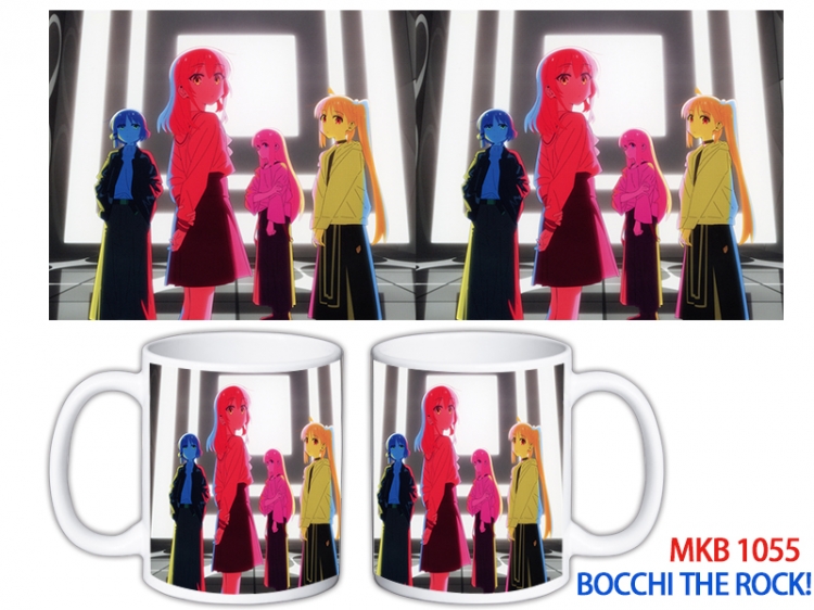 Bocchi the Rock Anime color printing ceramic mug cup price for 5 pcs MKB-1055