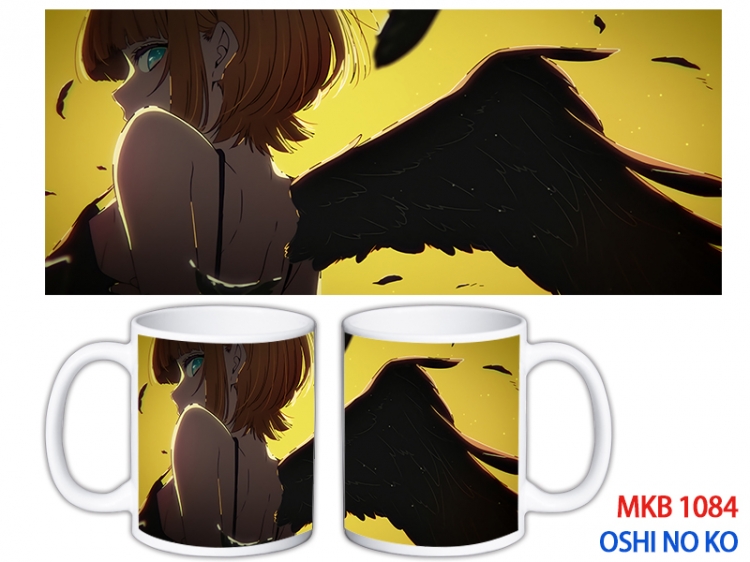 Oshi no ko Anime color printing ceramic mug cup price for 5 pcs MKB-1084