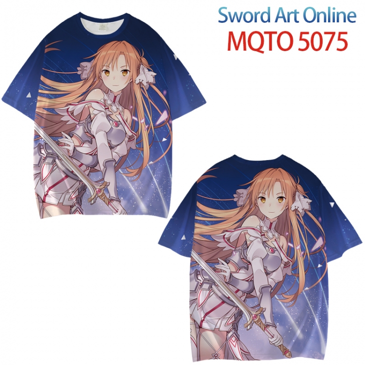 Sword Art Online Full color printed short sleeve T-shirt from XXS to 4XL MQTO 5075
