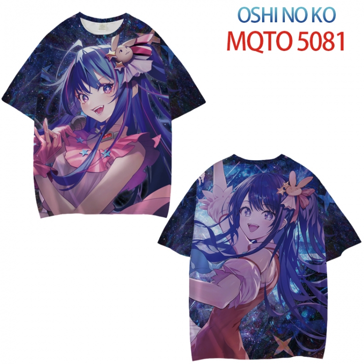 Oshi no ko Full color printed short sleeve T-shirt from XXS to 4XL  MQTO 5081