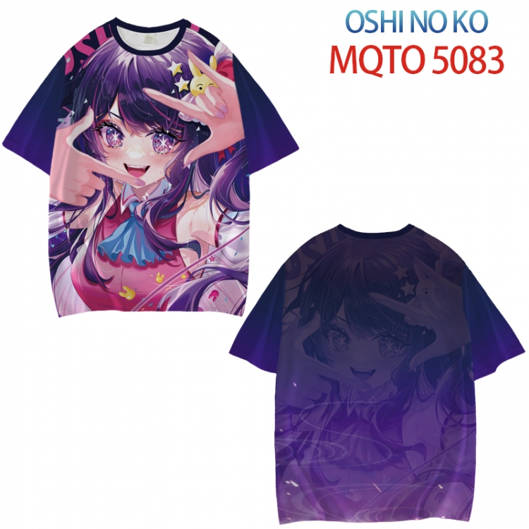 Oshi no ko Full color printed short sleeve T-shirt from XXS to 4XL  MQTO 5083