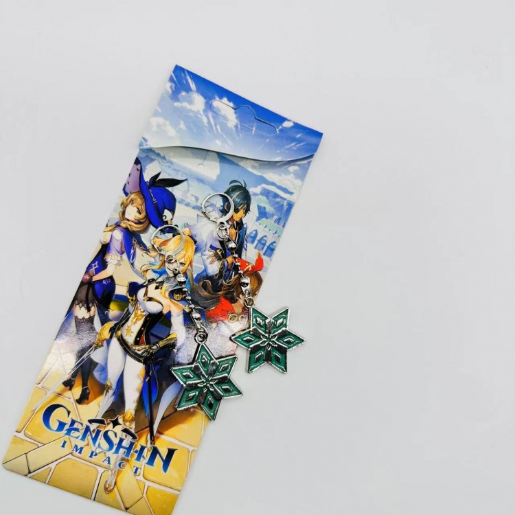 Genshin Impact Anime peripheral earrings pendant jewelry