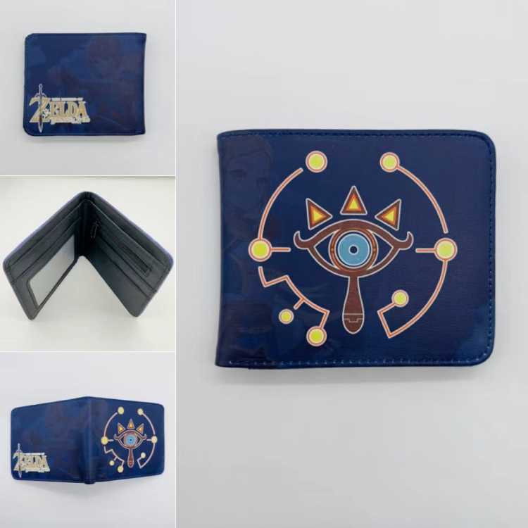 The Legend of Zelda Full color  Two fold short card case wallet 11X9.5CM  2245
