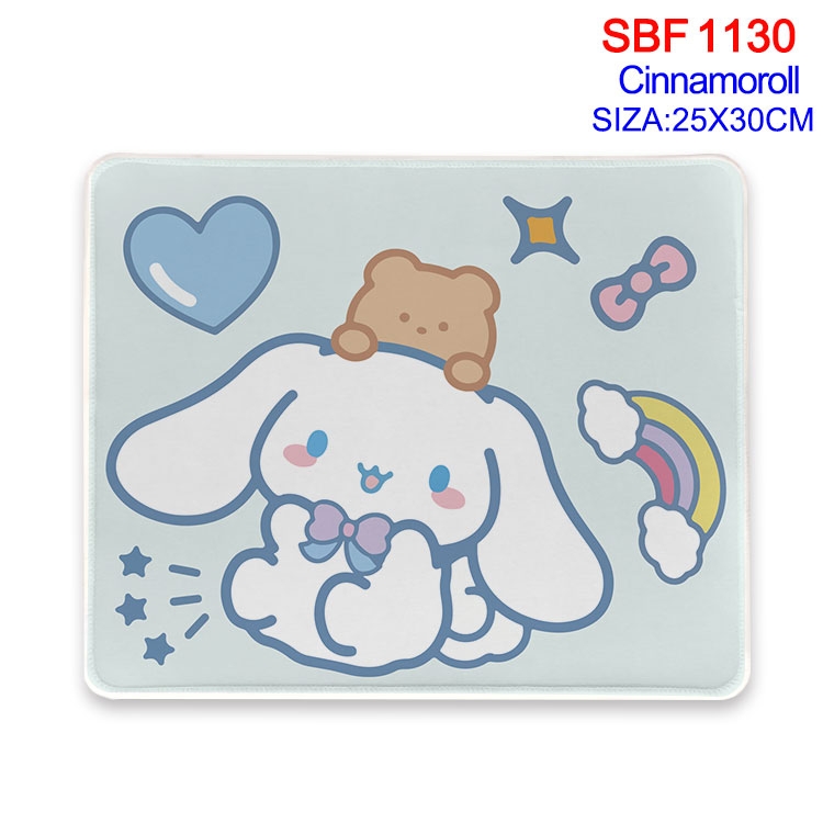 Cinnamoroll Anime peripheral edge lock mouse pad 25X30cm SBF-1130-2