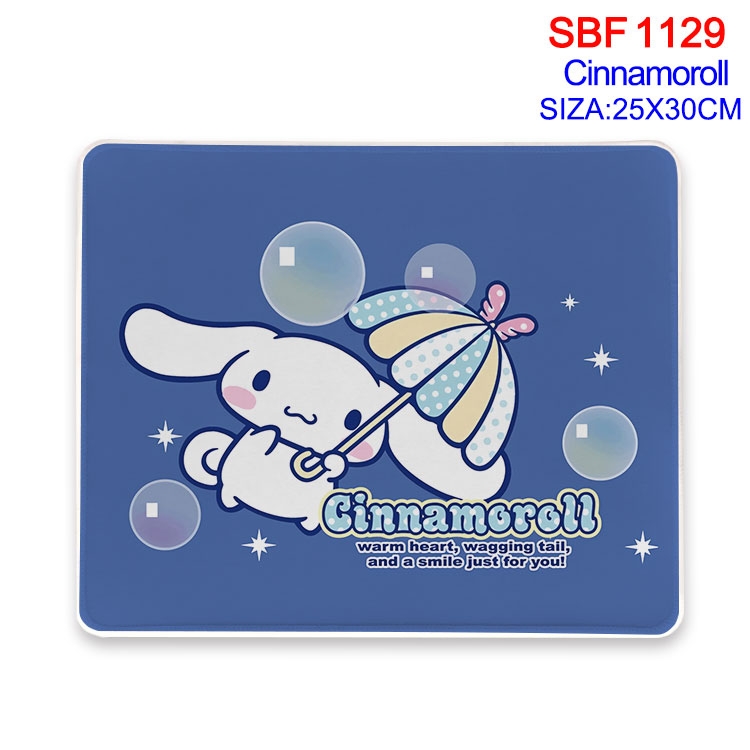 Cinnamoroll Anime peripheral edge lock mouse pad 25X30cm SBF-1129-2