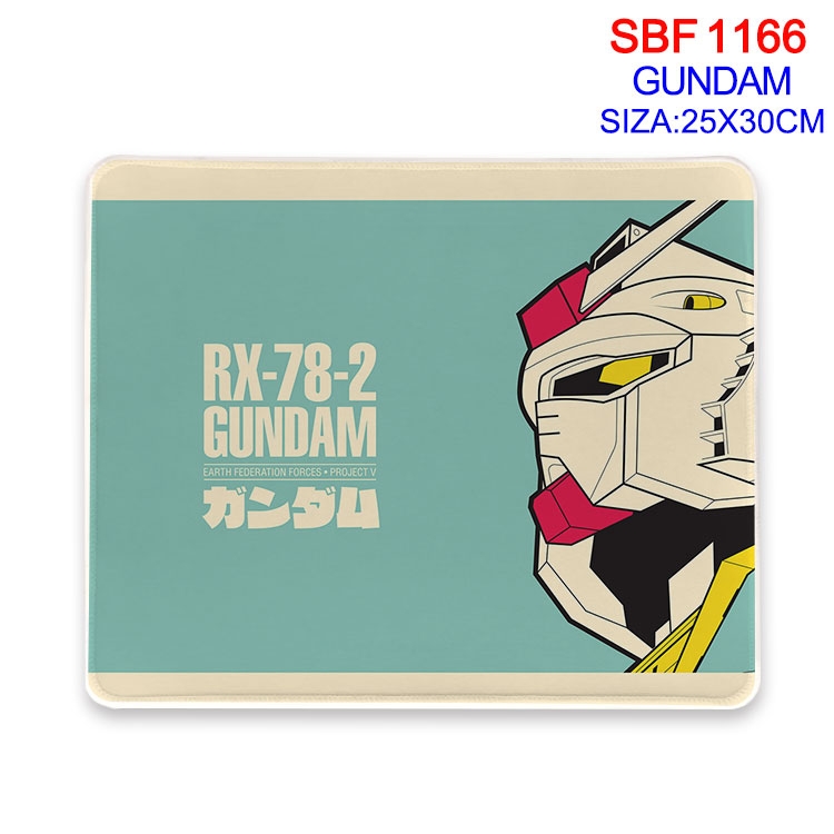 Gundam Anime peripheral edge lock mouse pad 25X30cm  SBF-1166-2