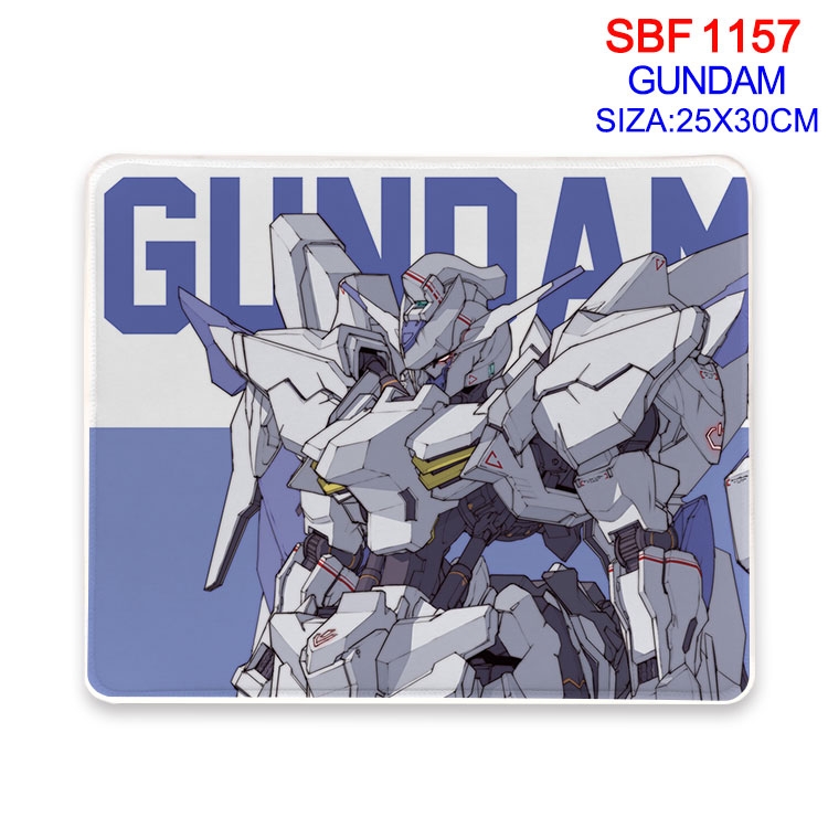 Gundam Anime peripheral edge lock mouse pad 25X30cm SBF-1157-2