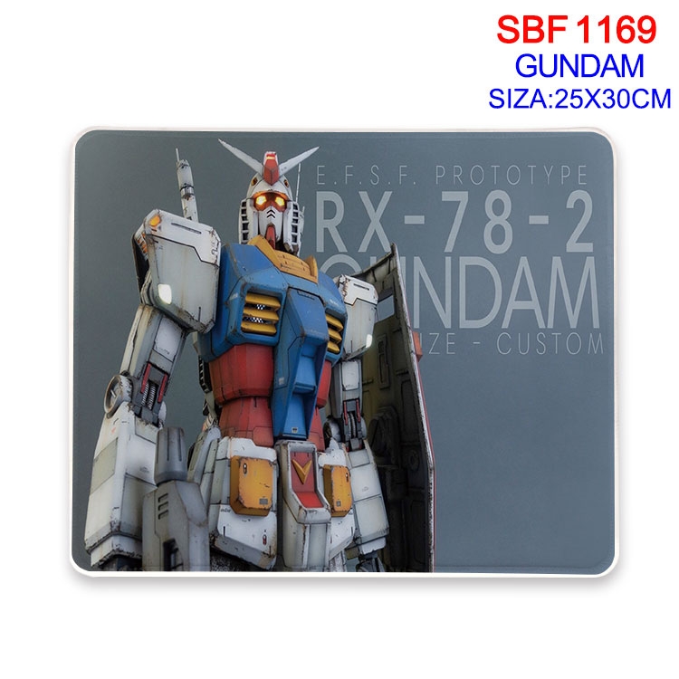 Gundam Anime peripheral edge lock mouse pad 25X30cm  SBF-1169-2