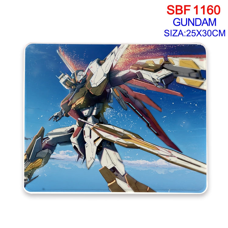 Gundam Anime peripheral edge lock mouse pad 25X30cm SBF-1160-2