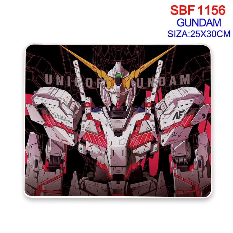 Gundam Anime peripheral edge lock mouse pad 25X30cm  SBF-1156-2