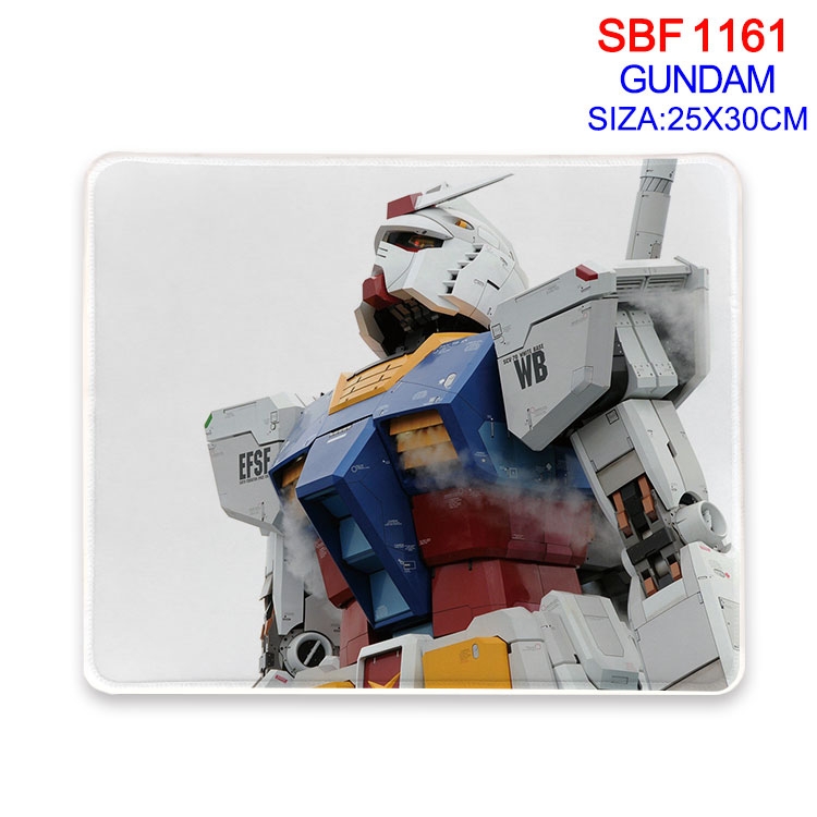 Gundam Anime peripheral edge lock mouse pad 25X30cm SBF-1161-2