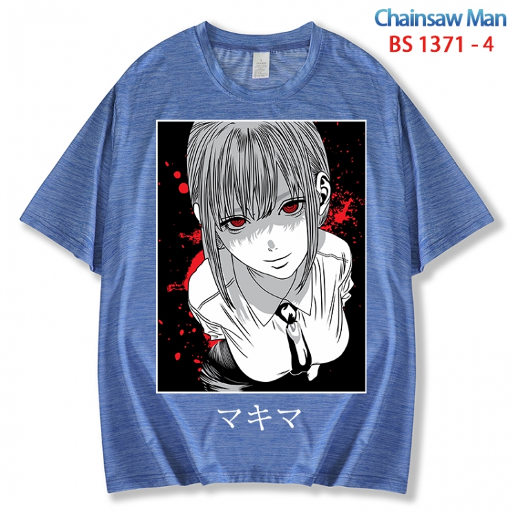 Chainsaw man  ice silk cotton loose and comfortable T-shirt from XS to 5XL BS 1371 4