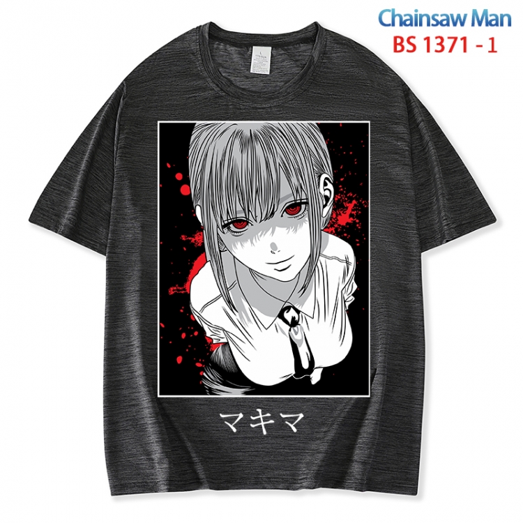 Chainsaw man  ice silk cotton loose and comfortable T-shirt from XS to 5XL  BS 1371 1