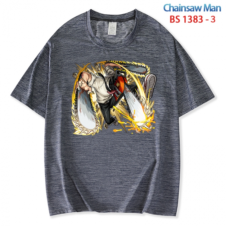 Chainsaw man  ice silk cotton loose and comfortable T-shirt from XS to 5XL  BS 1383 3