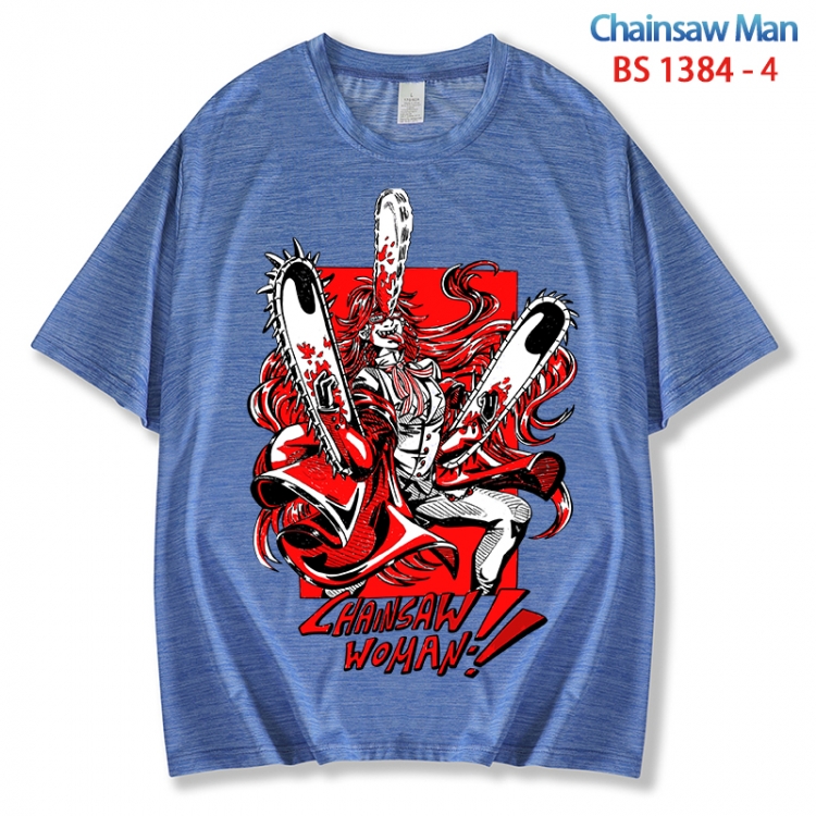 Chainsaw man  ice silk cotton loose and comfortable T-shirt from XS to 5XL  BS 1384 4