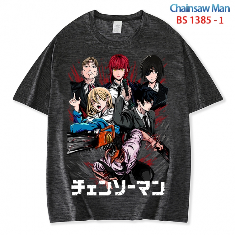 Chainsaw man  ice silk cotton loose and comfortable T-shirt from XS to 5XL BS 1385 1