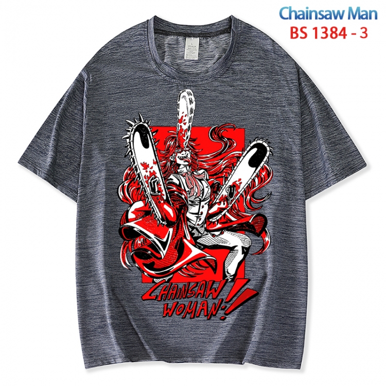 Chainsaw man  ice silk cotton loose and comfortable T-shirt from XS to 5XL BS 1384 3