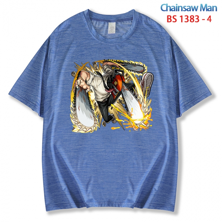 Chainsaw man  ice silk cotton loose and comfortable T-shirt from XS to 5XL BS 1383 4