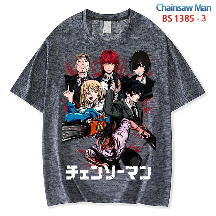 Chainsaw man  ice silk cotton loose and comfortable T-shirt from XS to 5XL BS 1385 3