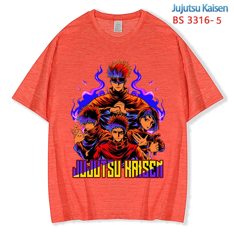 Jujutsu Kaisen  ice silk cotton loose and comfortable T-shirt from XS to 5XL BS-3316-5