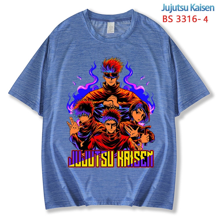 Jujutsu Kaisen  ice silk cotton loose and comfortable T-shirt from XS to 5XL  BS-3316-4