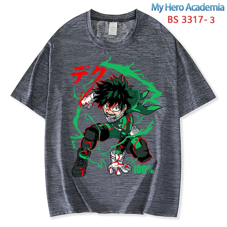 My Hero Academia  ice silk cotton loose and comfortable T-shirt from XS to 5XL  BS-3317-3