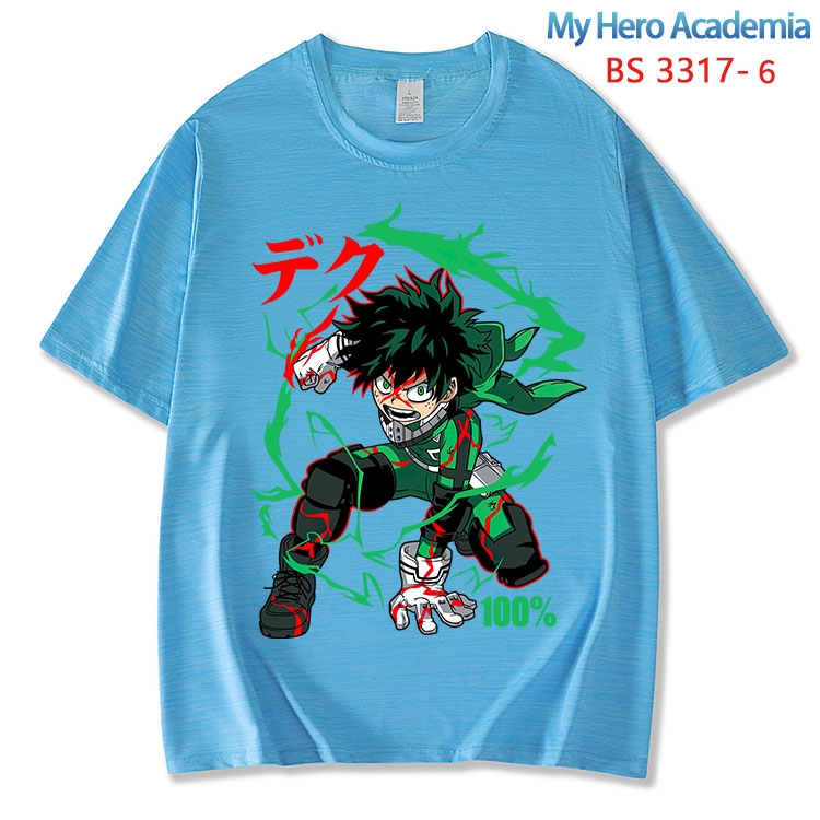 My Hero Academia  ice silk cotton loose and comfortable T-shirt from XS to 5XL BS-3317-6