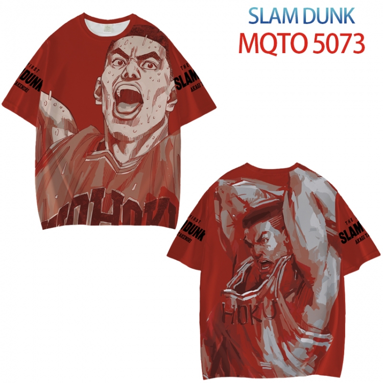 Slam Dunk Full color printed short sleeve T-shirt from XXS to 4XL  MQTO 5073