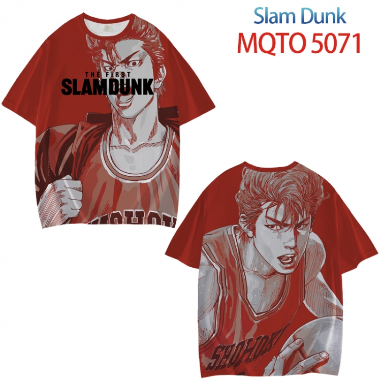 Slam Dunk Full color printed short sleeve T-shirt from XXS to 4XL  MQTO 5071