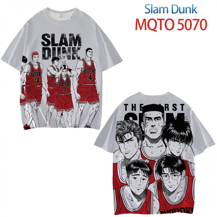 Slam Dunk Full color printed short sleeve T-shirt from XXS to 4XL MQTO 5070