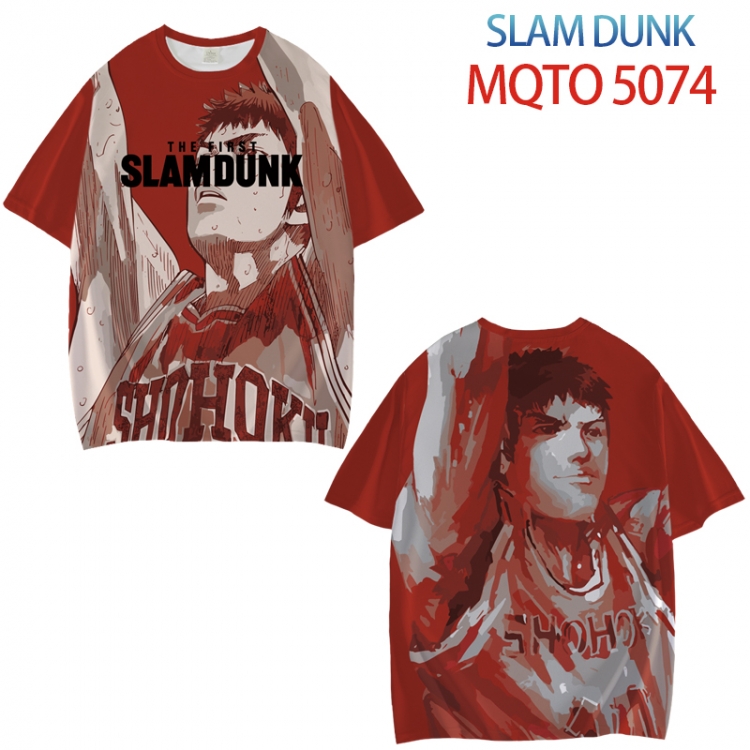 Slam Dunk Full color printed short sleeve T-shirt from XXS to 4XL MQTO 5074