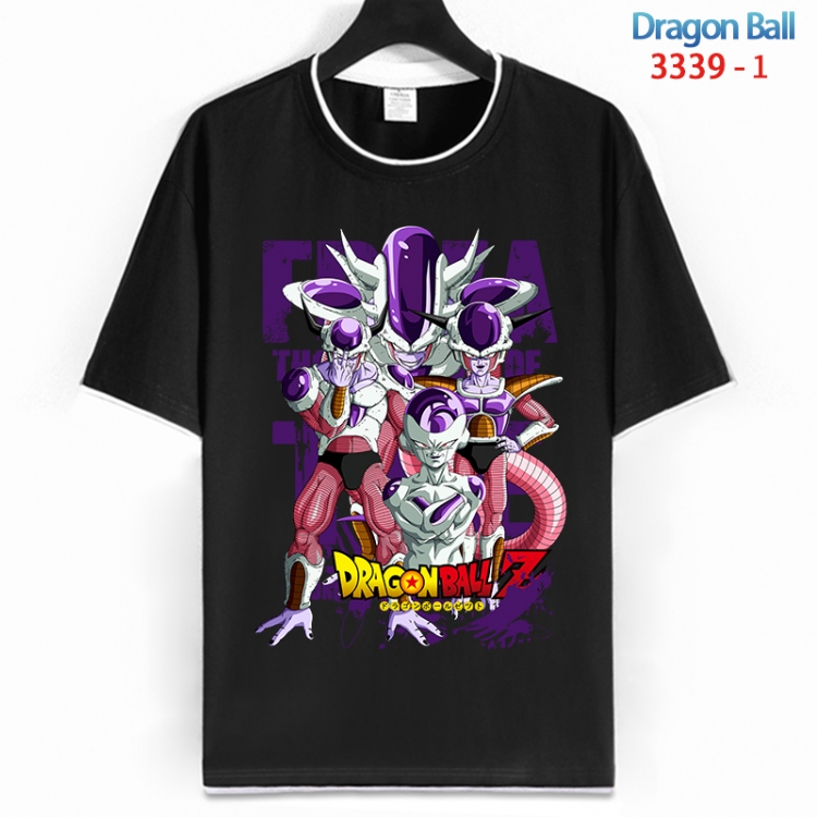 DRAGON BALL Cotton crew neck black and white trim short-sleeved T-shirt from S to 4XL HM-3339-1