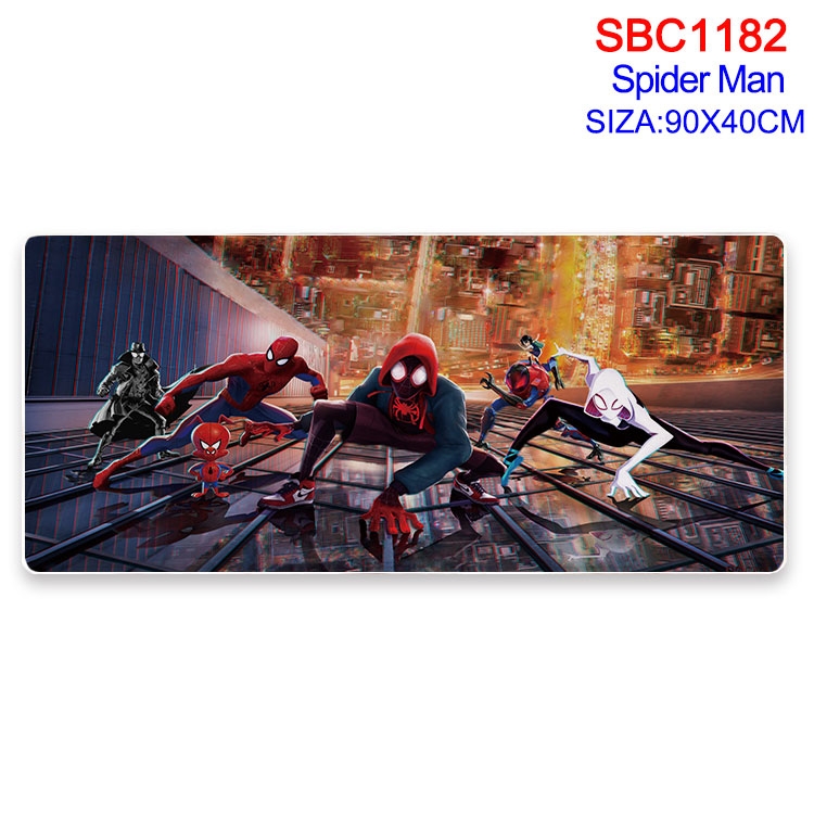 Spiderman Anime peripheral edge lock mouse pad 90X40CM  SBC-1182-2