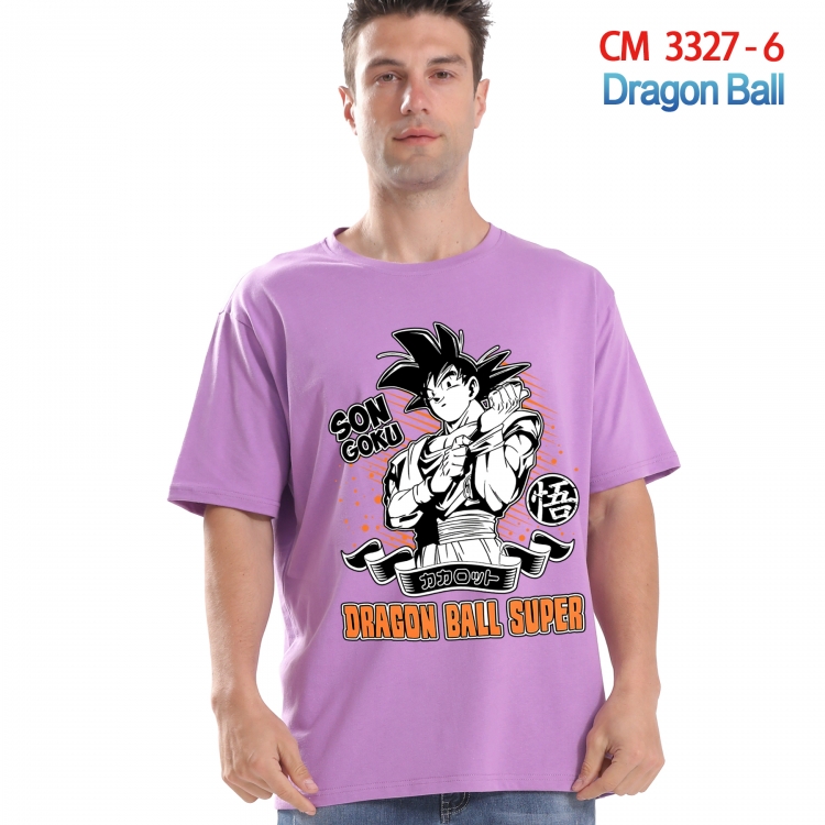 DRAGON BALL Printed short-sleeved cotton T-shirt from S to 4XL  3327-6