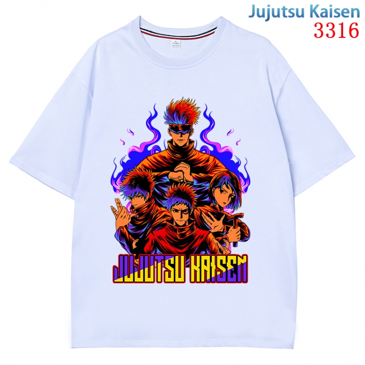 Jujutsu Kaisen  Anime Surrounding New Pure Cotton T-shirt from S to 4XL  CMY-3316-1