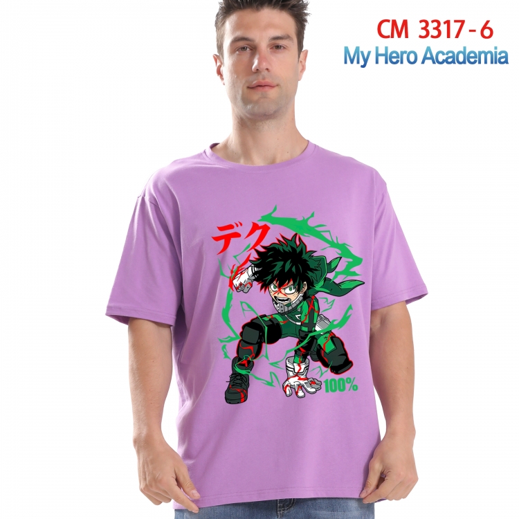 My Hero Academia Printed short-sleeved cotton T-shirt from S to 4XL 3317-6