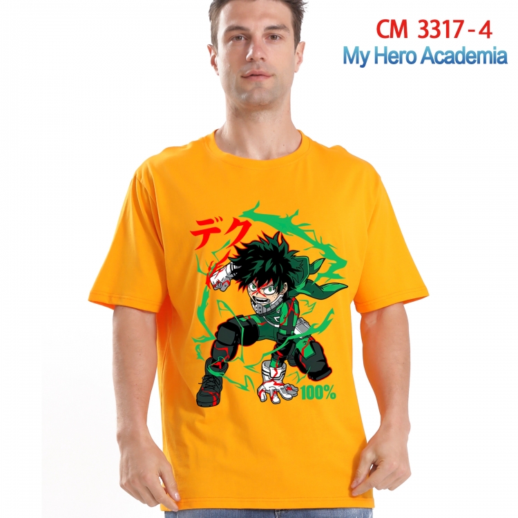 My Hero Academia Printed short-sleeved cotton T-shirt from S to 4XL  3317-4
