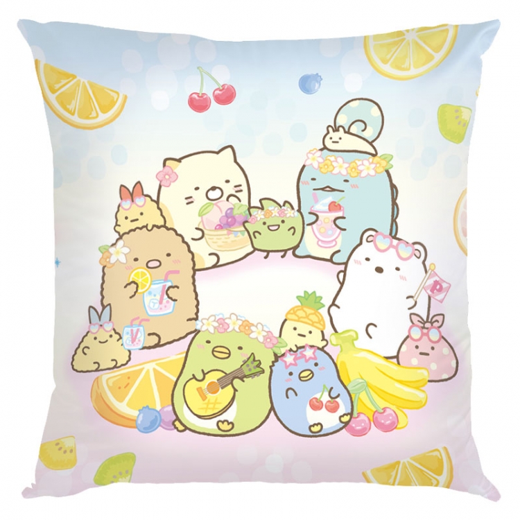 sumikkogurashi Anime square full-color pillow cushion 45X45CM NO FILLING  J3-31