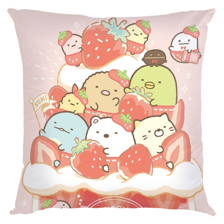 sumikkogurashi Anime square full-color pillow cushion 45X45CM NO FILLING  J3-9