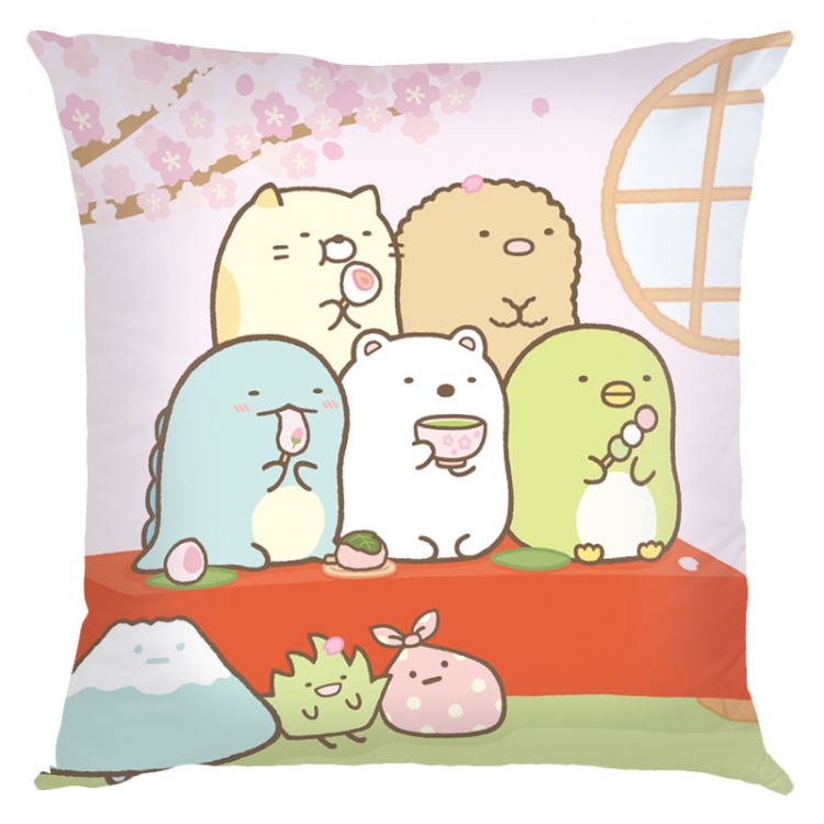 sumikkogurashi Anime square full-color pillow cushion 45X45CM NO FILLING  J3-39